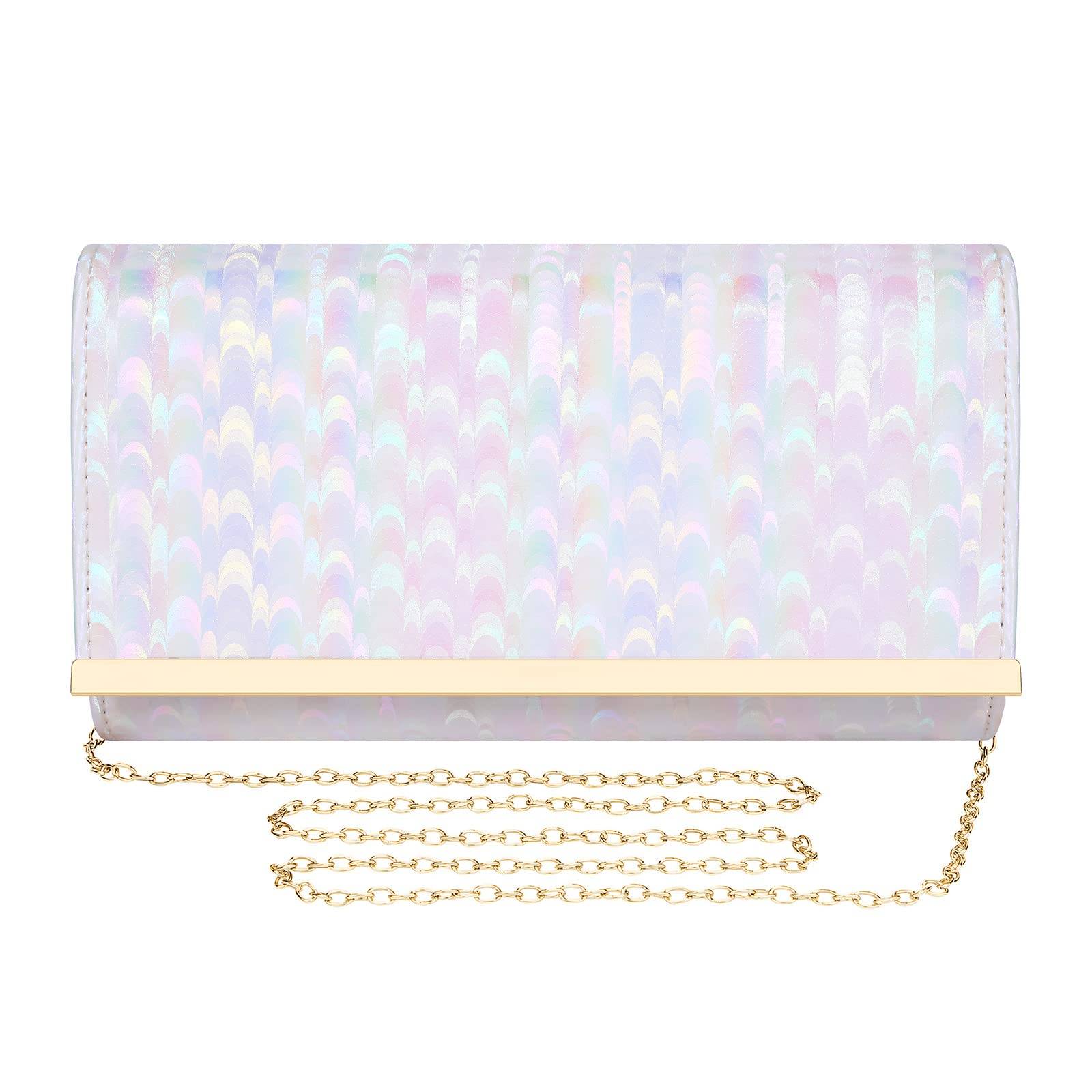 Women Clutch Bag Evening Bag Elegant Women Chain Shoulder Bag Wedding Clutch Small Bridal Purse for Wedding Cocktail