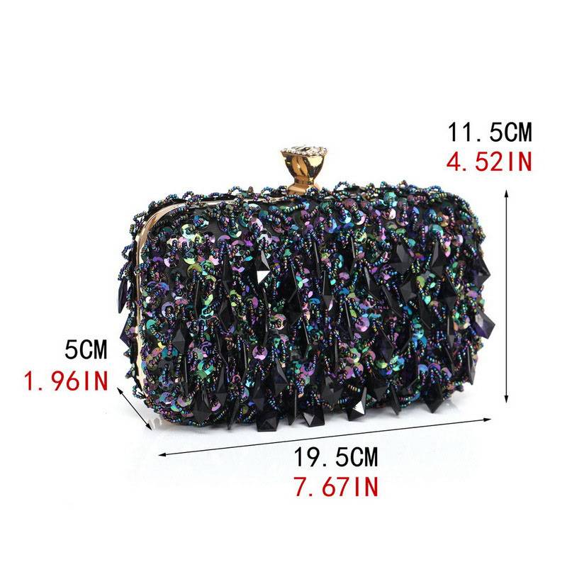 Versatile Rectangle ABS Plastic Clutches & Evening Bags